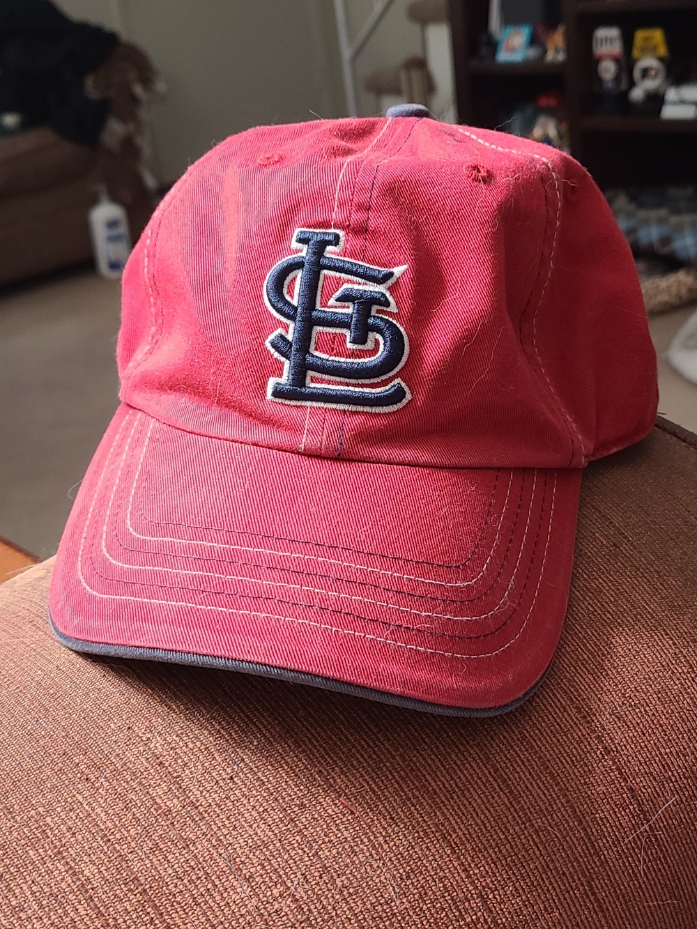 St. Louis Cardinals Twins Enterprise Fitted Baseball Hat Large
